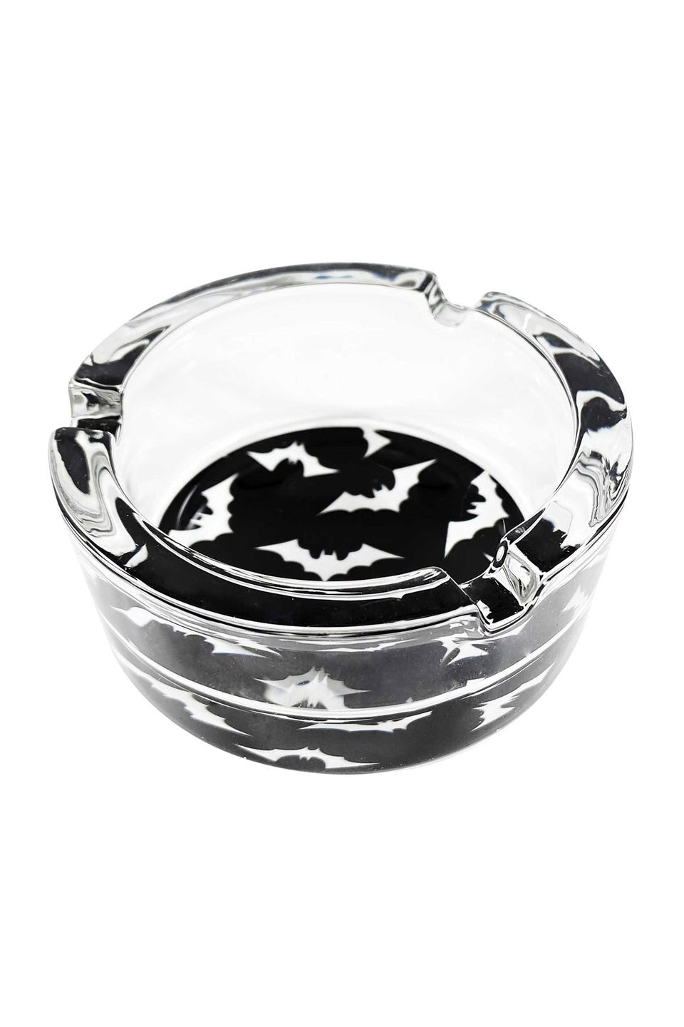 Luna Bats Glass Ashtray