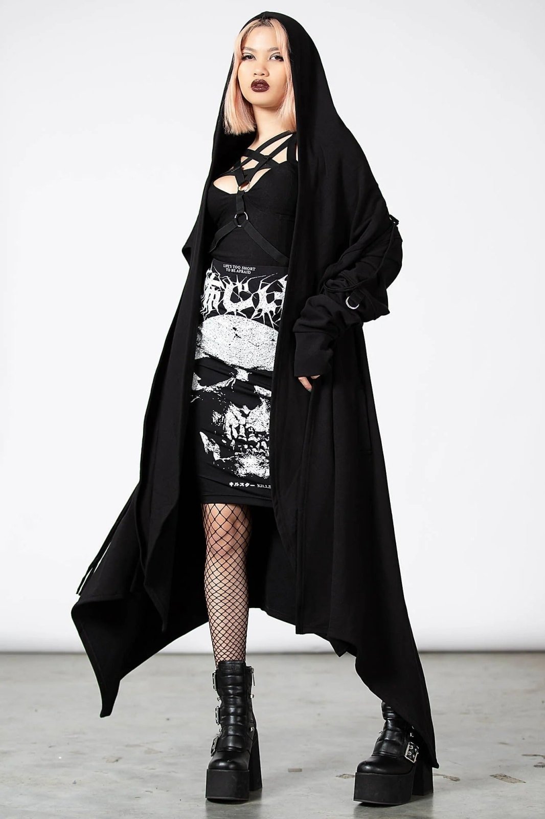 Assassins Hooded Cardigan [UNISEX] - mens outerwear - VampireFreaks - Killstar