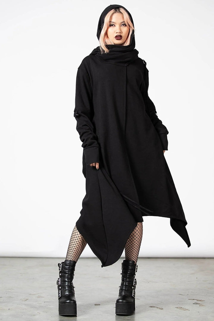 Assassins Hooded Cardigan [UNISEX] - mens outerwear - VampireFreaks - Killstar