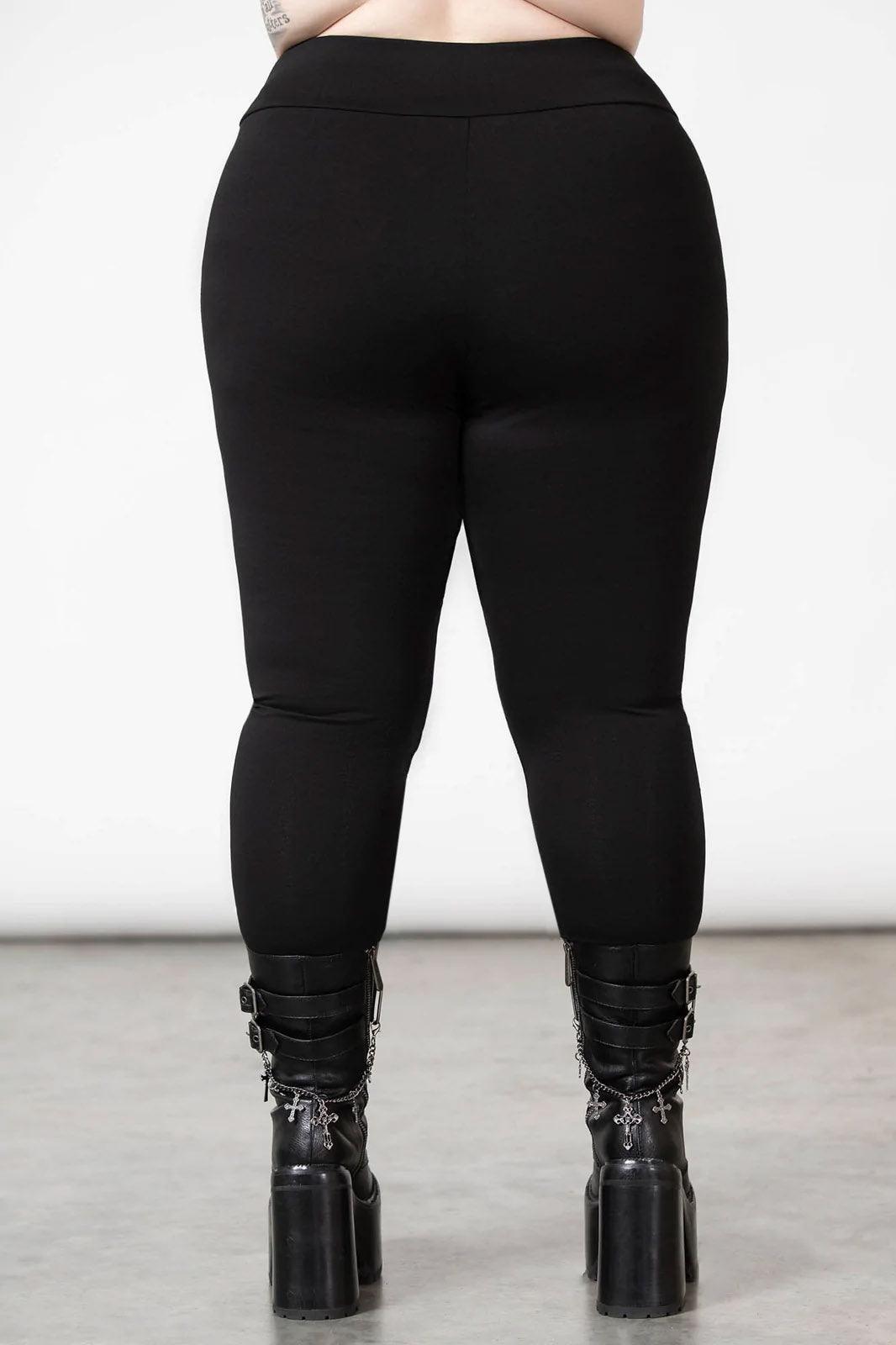 Assent Slashed Leggings - womens bottoms - VampireFreaks - Killstar