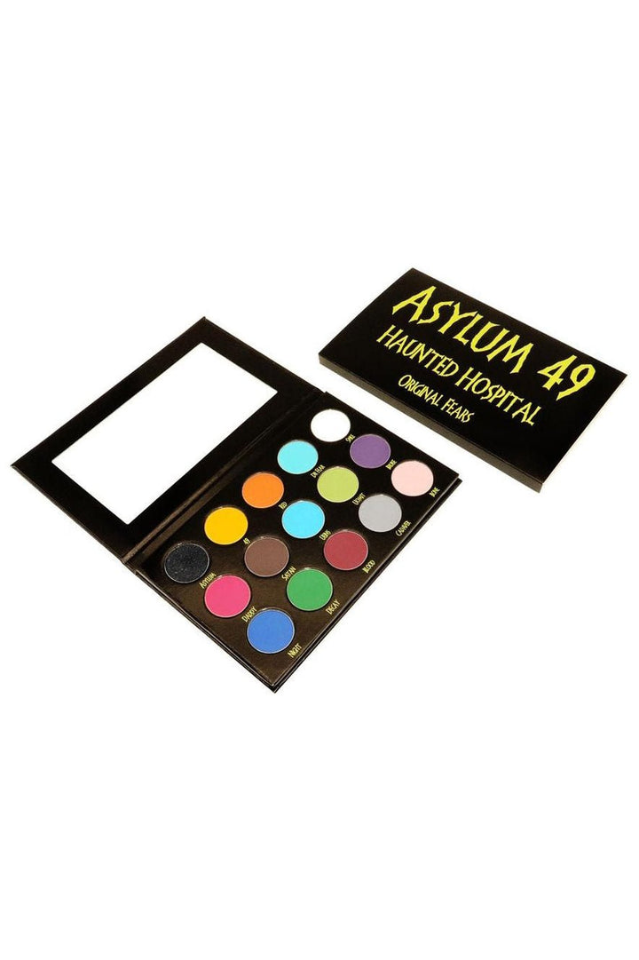 Asylum 49 Eyeshadow Palette [ORIGINAL FEARS] - cosmetics - VampireFreaks - Curst Kosmetics