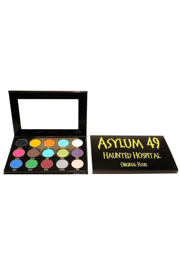 Asylum 49 Eyeshadow Palette [ORIGINAL FEARS] - cosmetics - VampireFreaks - Curst Kosmetics