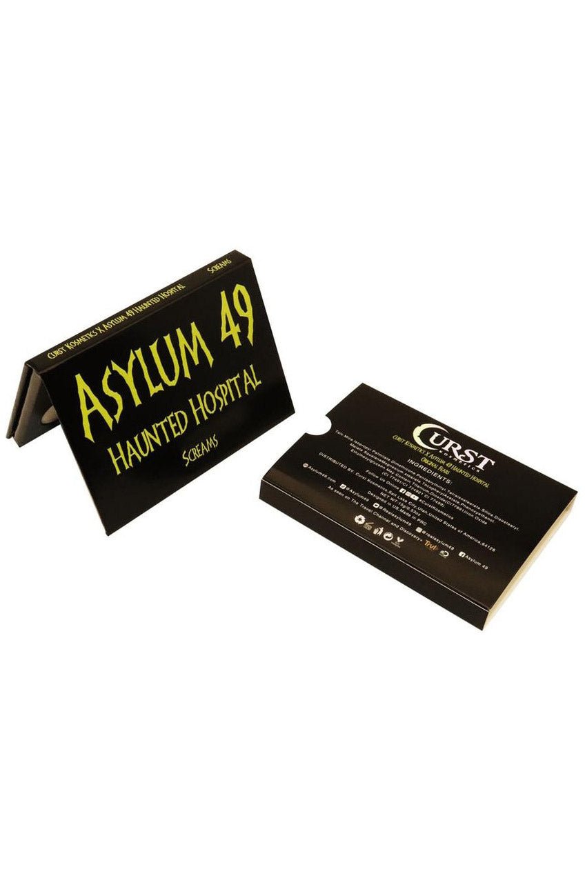 Asylum 49 Eyeshadow Palette [SCREAM] - cosmetics - VampireFreaks - Curst Kosmetics