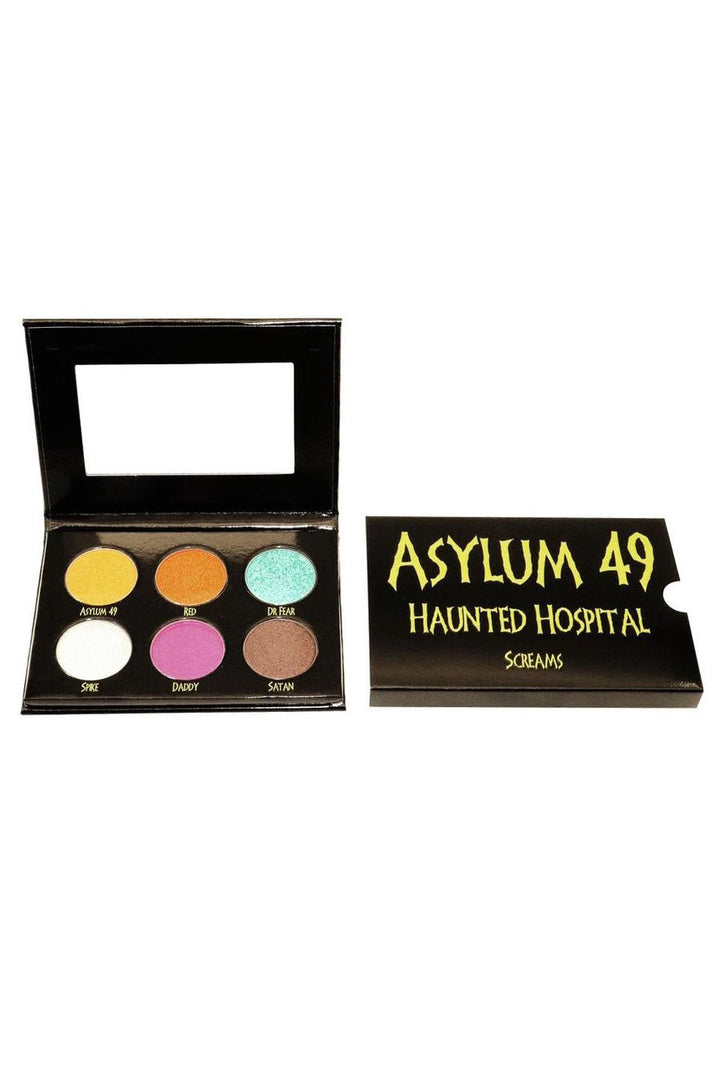 Asylum 49 Eyeshadow Palette [SCREAM] - cosmetics - VampireFreaks - Curst Kosmetics