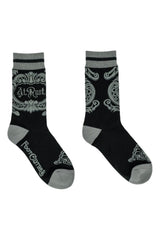 cute fun gothic at rest socks from foot clothes