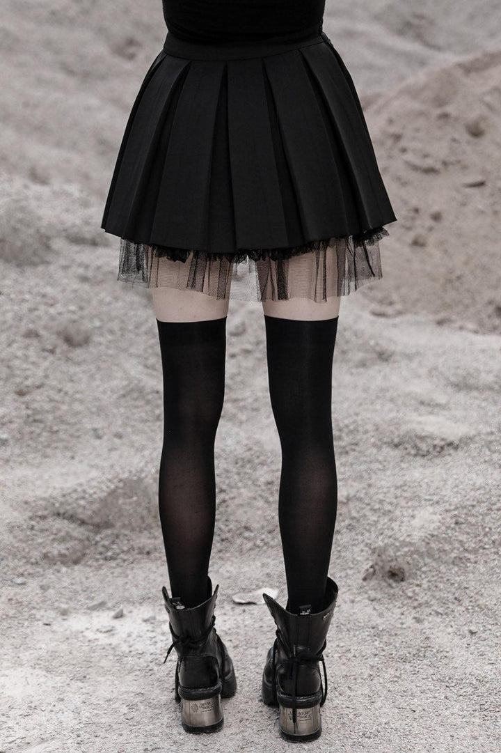 Atypical Pleated Mini Skirt - skirts - VampireFreaks - Punk Rave