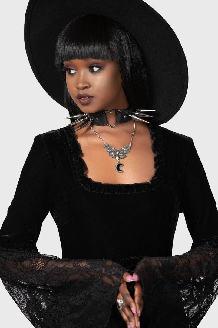 Aubrey Heart Choker - chokers - VampireFreaks - Killstar