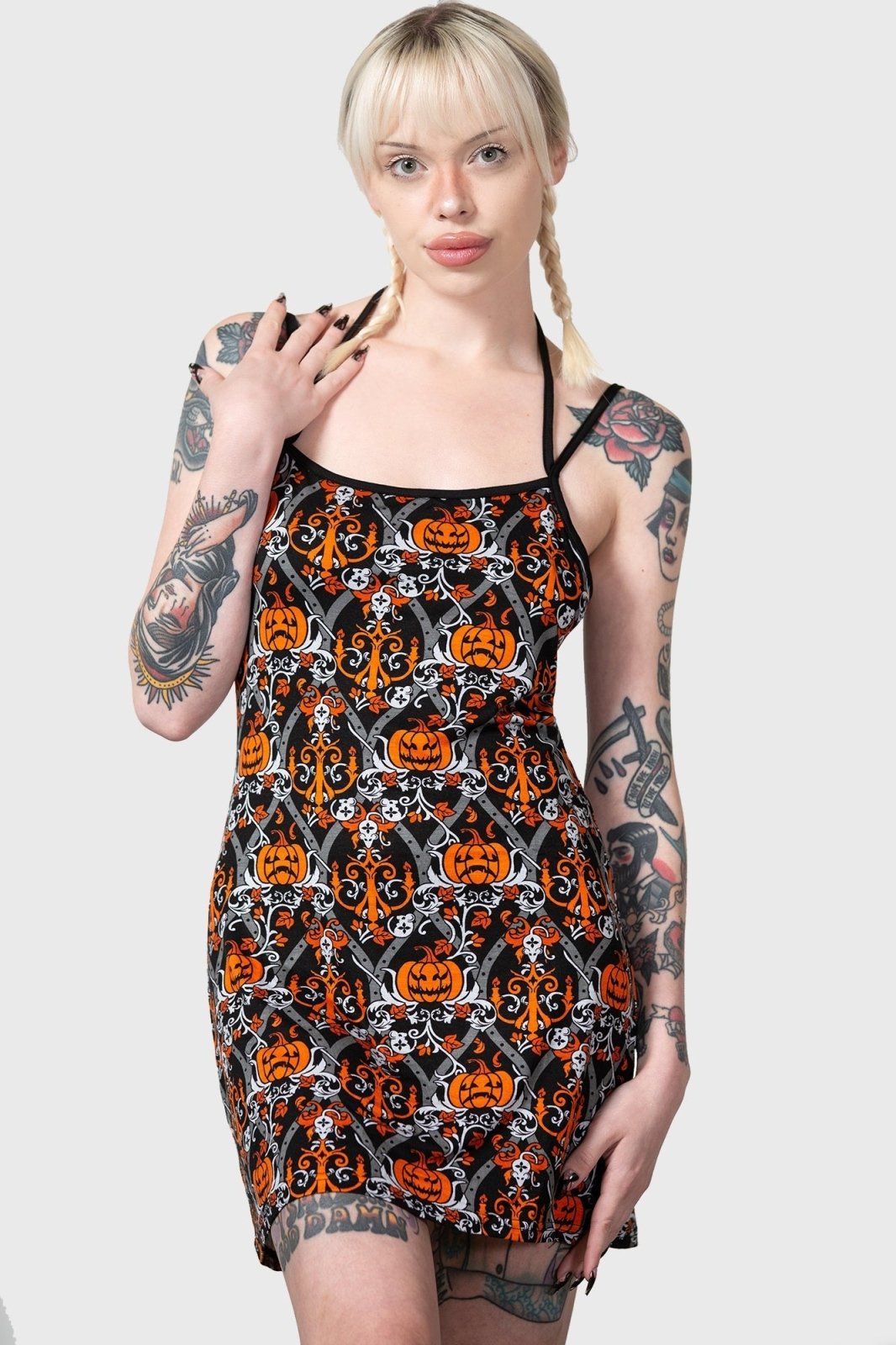 Autumn Slumber Slip Dress - womens sleepwear - VampireFreaks - Killstar