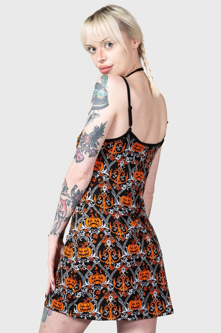 Autumn Slumber Slip Dress - womens sleepwear - VampireFreaks - Killstar