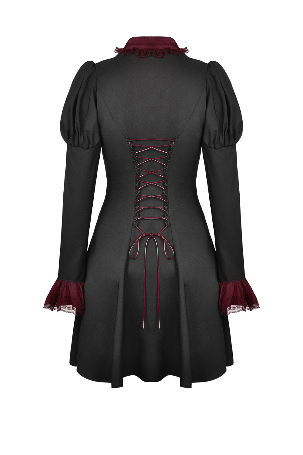 Autumnal Goth Ruffle Dress - dresses - VampireFreaks - Dark In Love