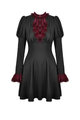 Autumnal Goth Ruffle Dress - dresses - VampireFreaks - Dark In Love