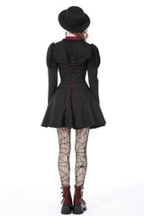 Autumnal Goth Ruffle Dress - dresses - VampireFreaks - Dark In Love