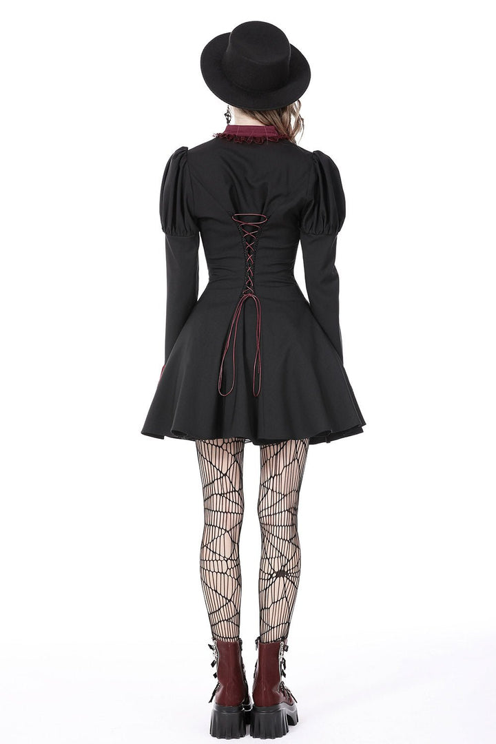 Autumnal Goth Ruffle Dress - dresses - VampireFreaks - Dark In Love