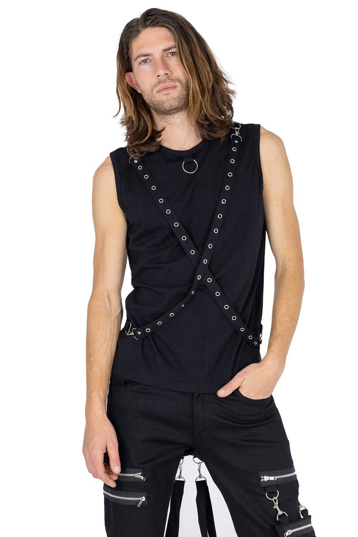 Axford Vest - mens tops - VampireFreaks - Poizen Industries