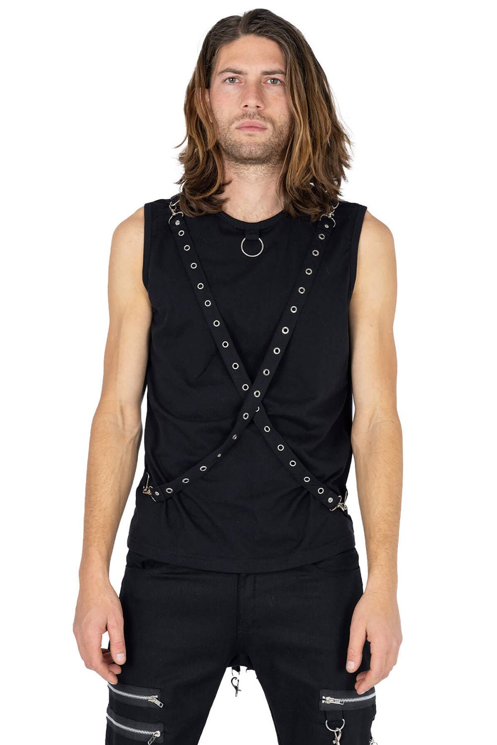 Axford Vest - mens tops - VampireFreaks - Poizen Industries