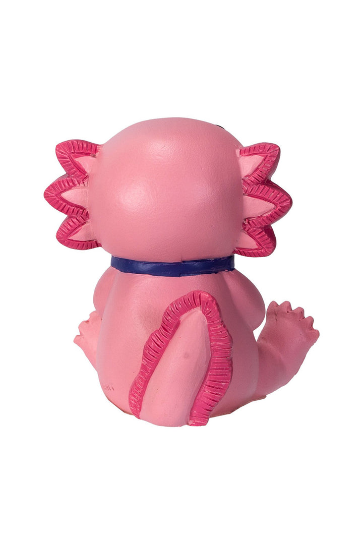 funny novelty furrybones axolotl and worm statue