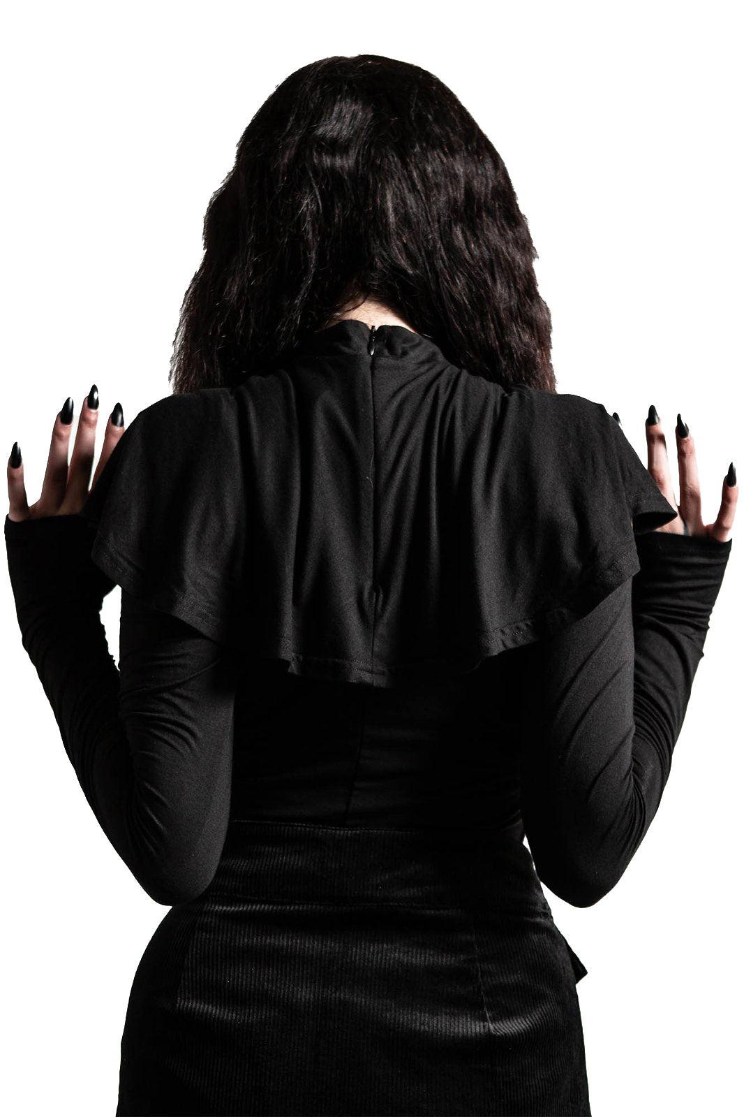 Aysling Cape Top - womens tops - VampireFreaks - Killstar