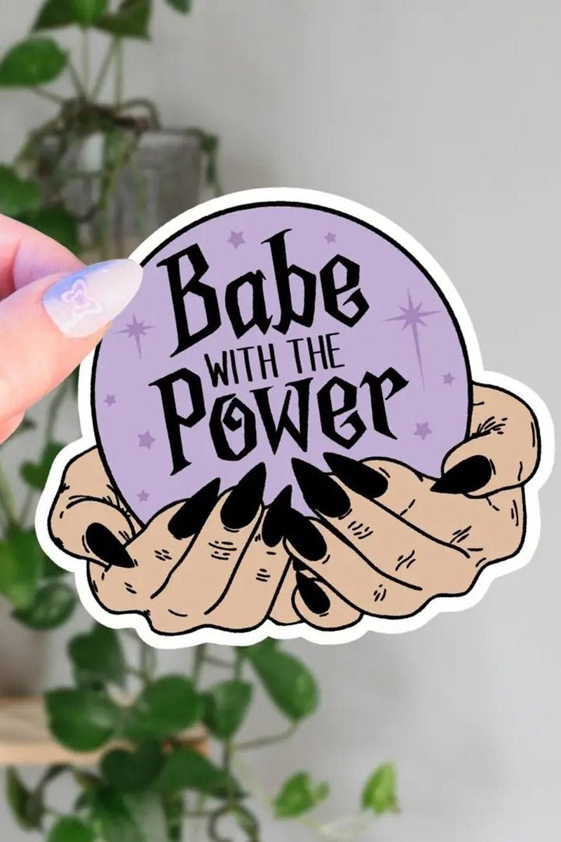 Babe with the Power Labyrinth Crystal Ball Sticker - stationery - VampireFreaks - Living Noir