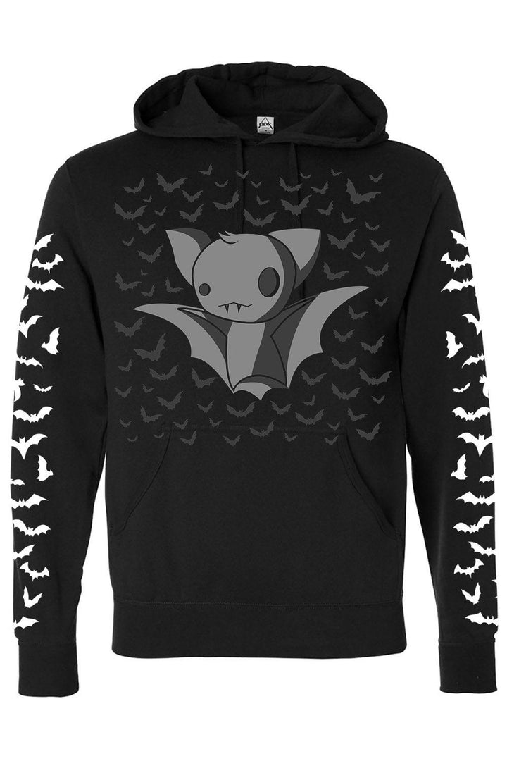 Baby Bat Hoodie [Zipper or Pullover] - mens outerwear - VampireFreaks - VampireFreaks