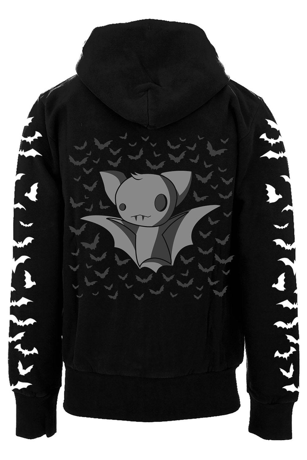 Baby Bat Hoodie [Zipper or Pullover] - mens outerwear - VampireFreaks - VampireFreaks