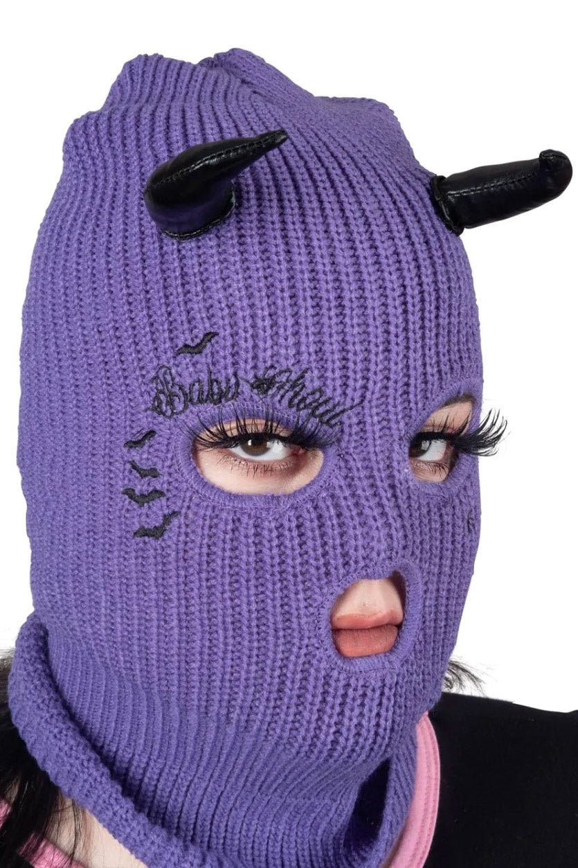 Baby Ghoul Embroidered Balaclava Ski Mask - hats & scarves & headwear - VampireFreaks - Too Fast