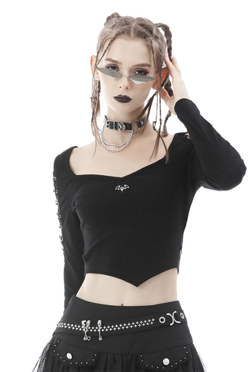 Baby Goth Crop Top - womens tops - VampireFreaks - Dark In Love