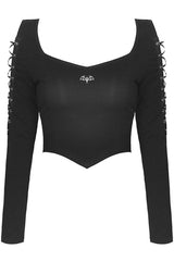 Baby Goth Crop Top - womens tops - VampireFreaks - Dark In Love