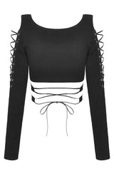 Baby Goth Crop Top - womens tops - VampireFreaks - Dark In Love