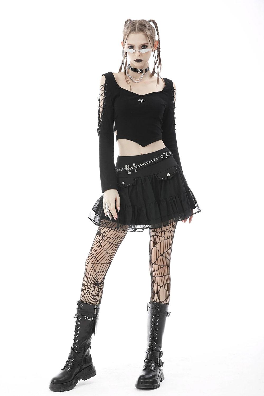 Baby Goth Crop Top - womens tops - VampireFreaks - Dark In Love