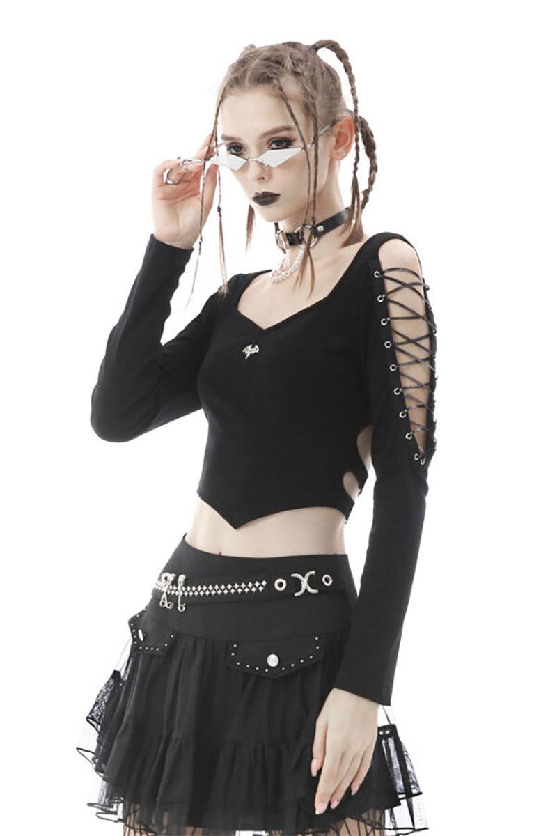 Baby Goth Crop Top - womens tops - VampireFreaks - Dark In Love