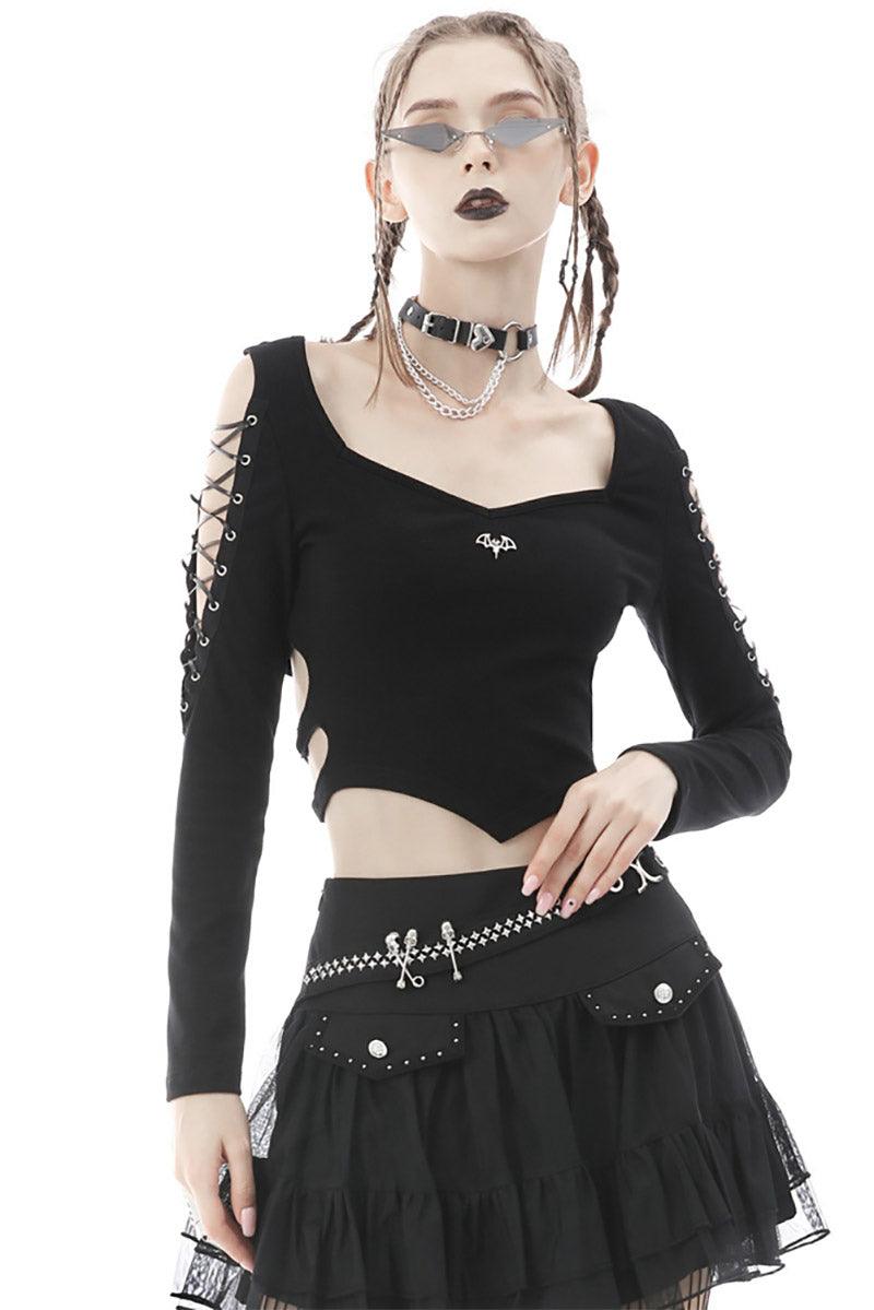 Baby Goth Crop Top - womens tops - VampireFreaks - Dark In Love