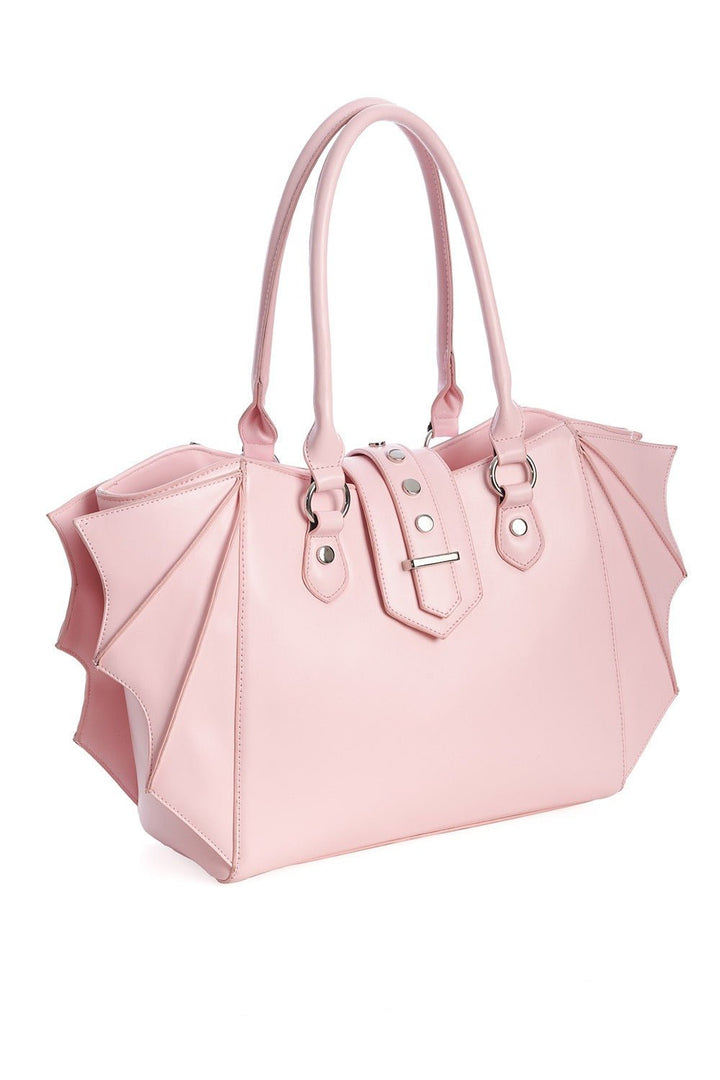 Baby Pink Bat Purse [PASTEL PINK] - bags & wallets - VampireFreaks - Banned Apparel / Lost Queen