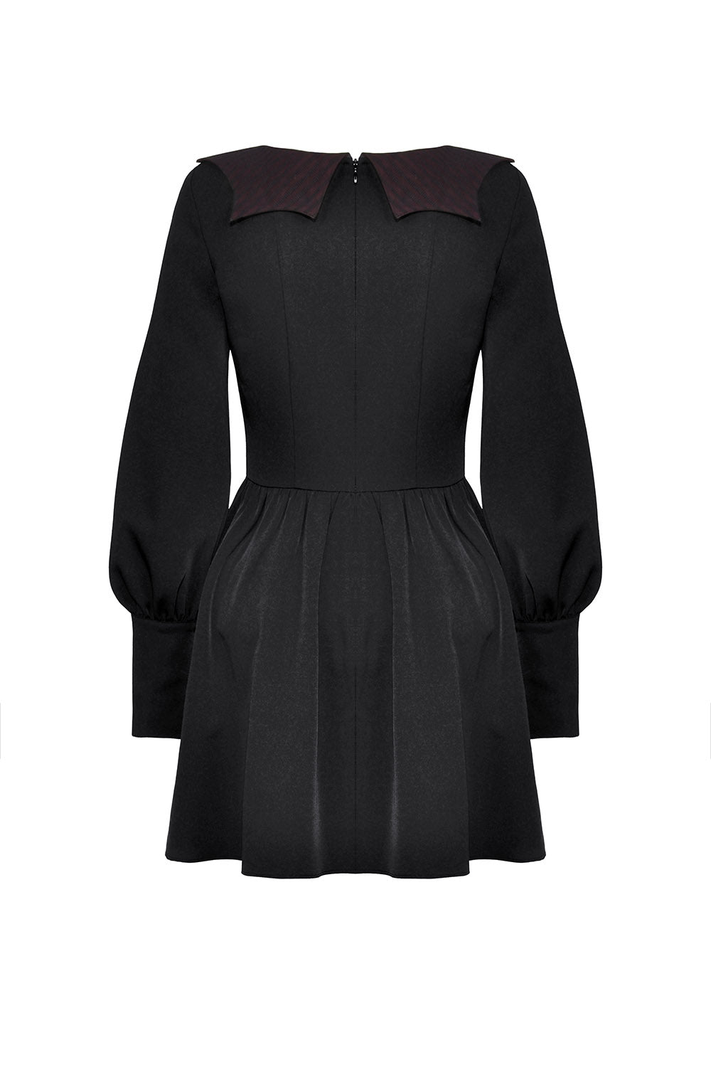 Babydoll Batwing Collar Mini Dress - dresses - VampireFreaks - Dark In Love