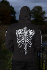 Vampire Freaks Cobwebbed Bones skeleton sweatshirt for goth punk emo fashion lovers and dark alternative streetwear