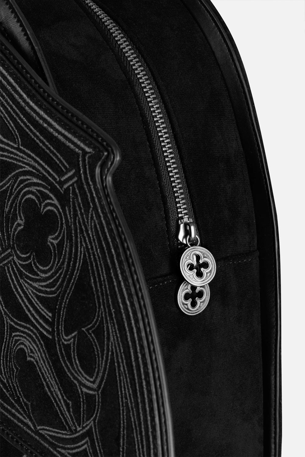 Moth backpack with zipper