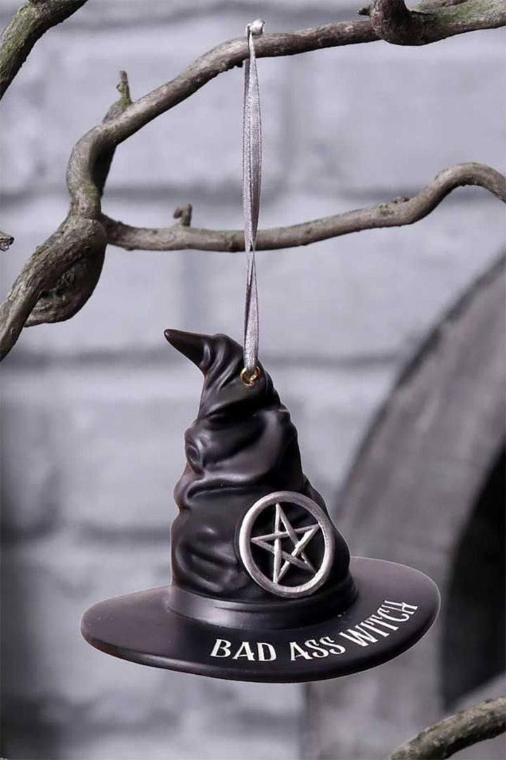 Bad Ass Witch Hanging Ornament - housewares - VampireFreaks - Nemesis Now