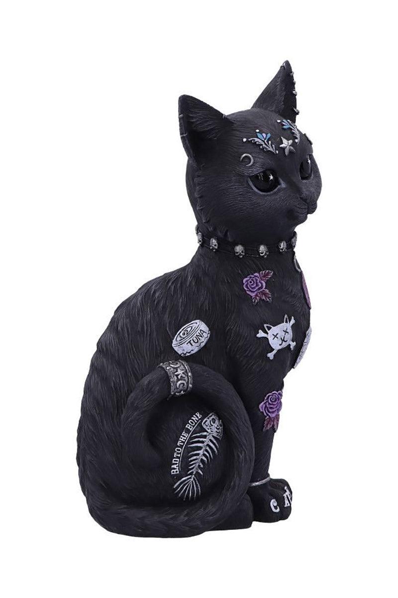 Bad to the Bone Cat Sculpture - housewares - VampireFreaks - Nemesis Now