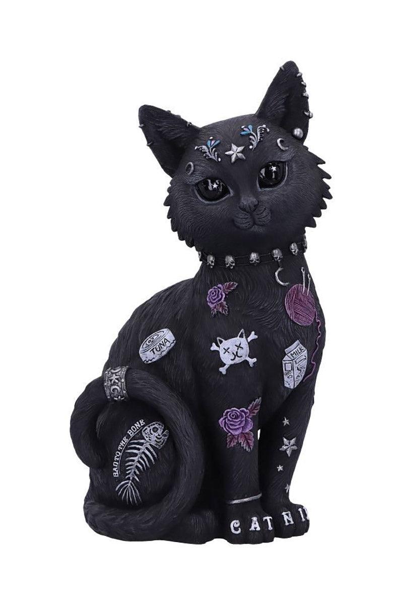 Bad to the Bone Cat Sculpture - housewares - VampireFreaks - Nemesis Now