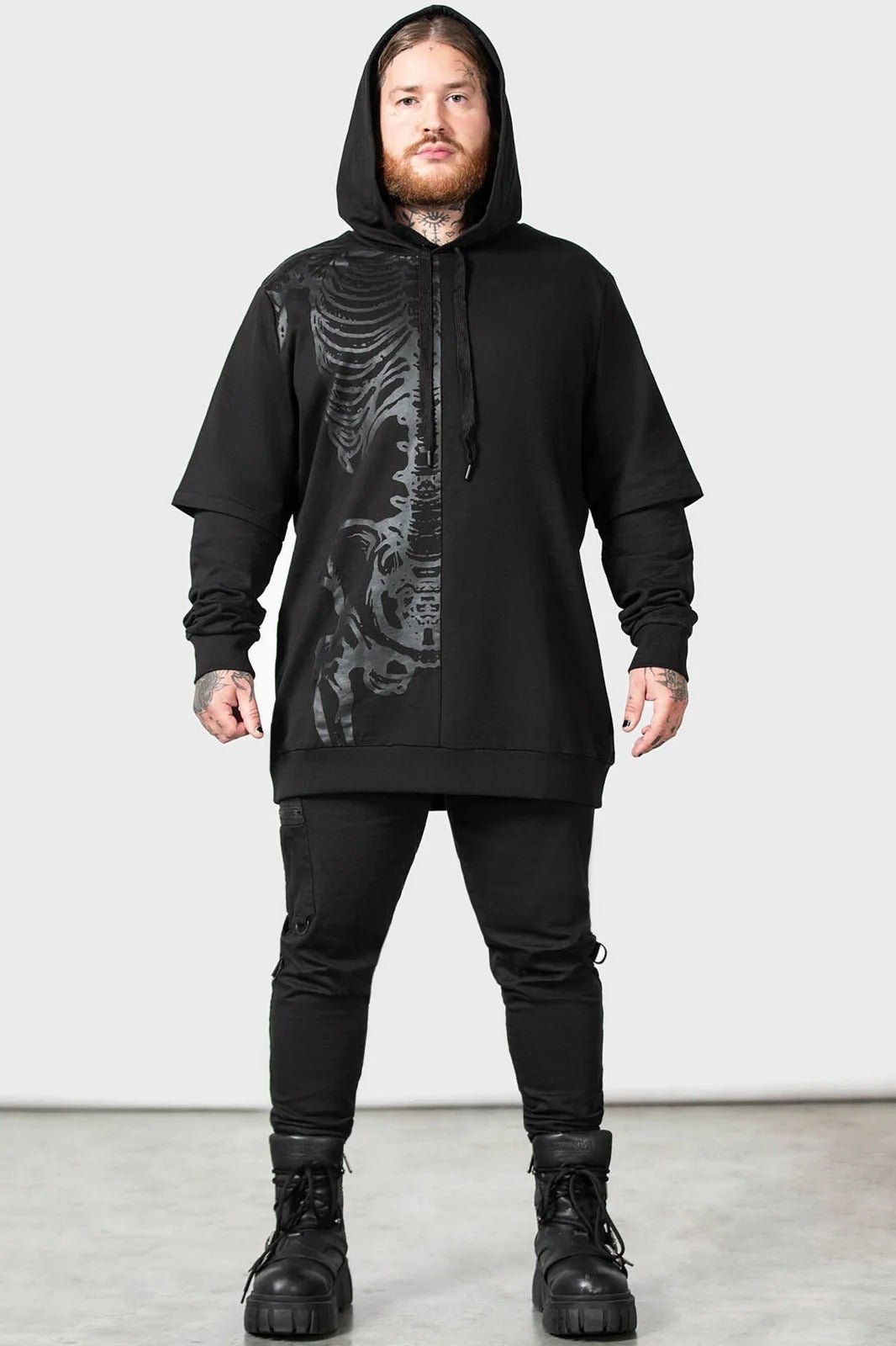 Bad2the Hoodie [UNISEX] - mens outerwear - VampireFreaks - Killstar