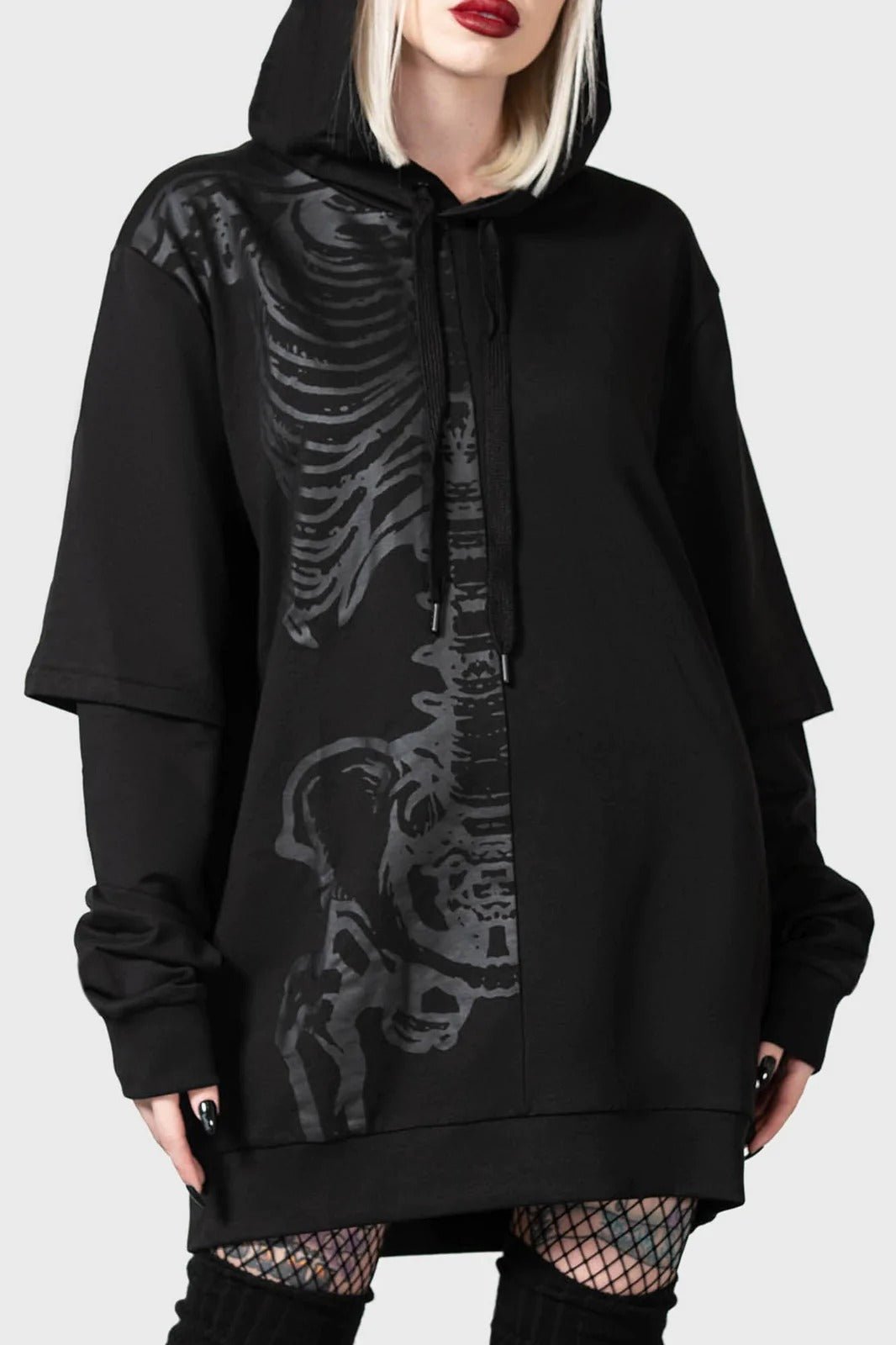 Bad2the Hoodie [UNISEX] - mens outerwear - VampireFreaks - Killstar