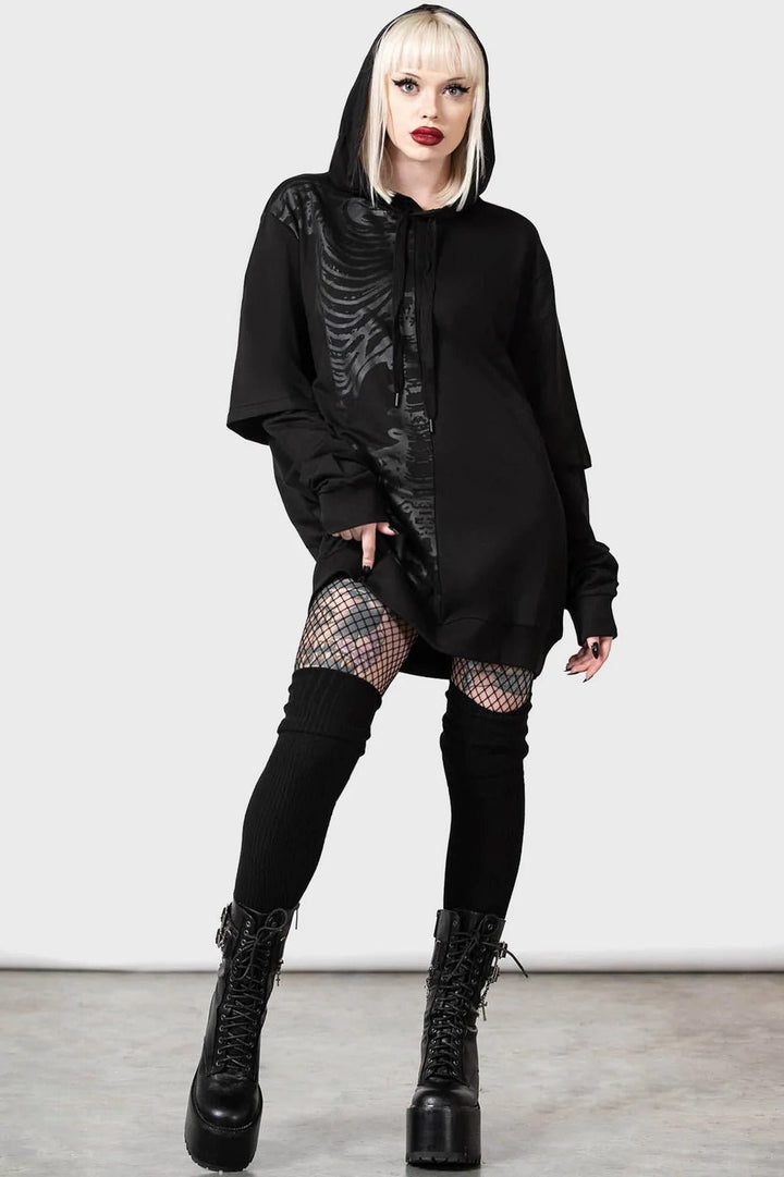 Bad2the Hoodie [UNISEX] - mens outerwear - VampireFreaks - Killstar