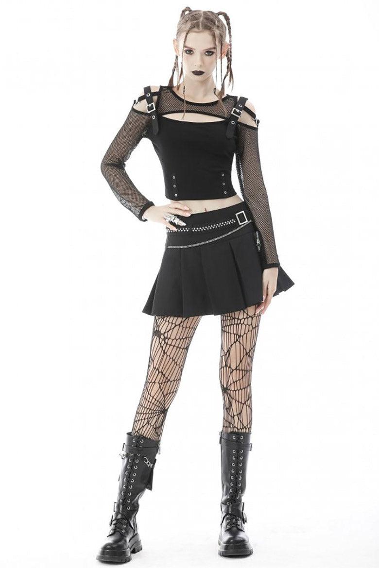 Baddiecore Pleated Mini Skirt - skirts - VampireFreaks - Dark In Love