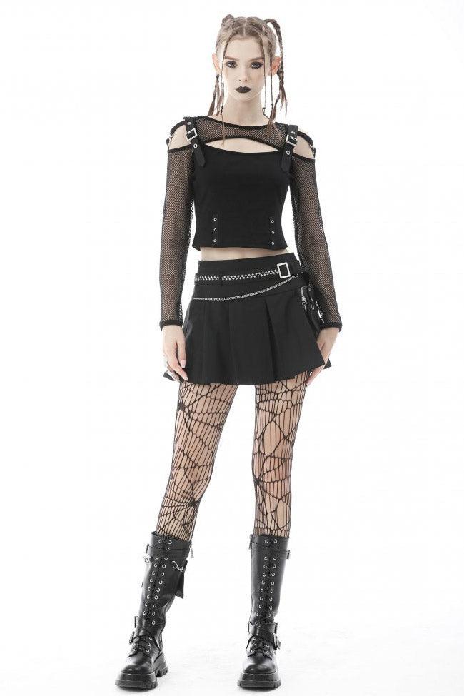 Baddiecore Pleated Mini Skirt - skirts - VampireFreaks - Dark In Love