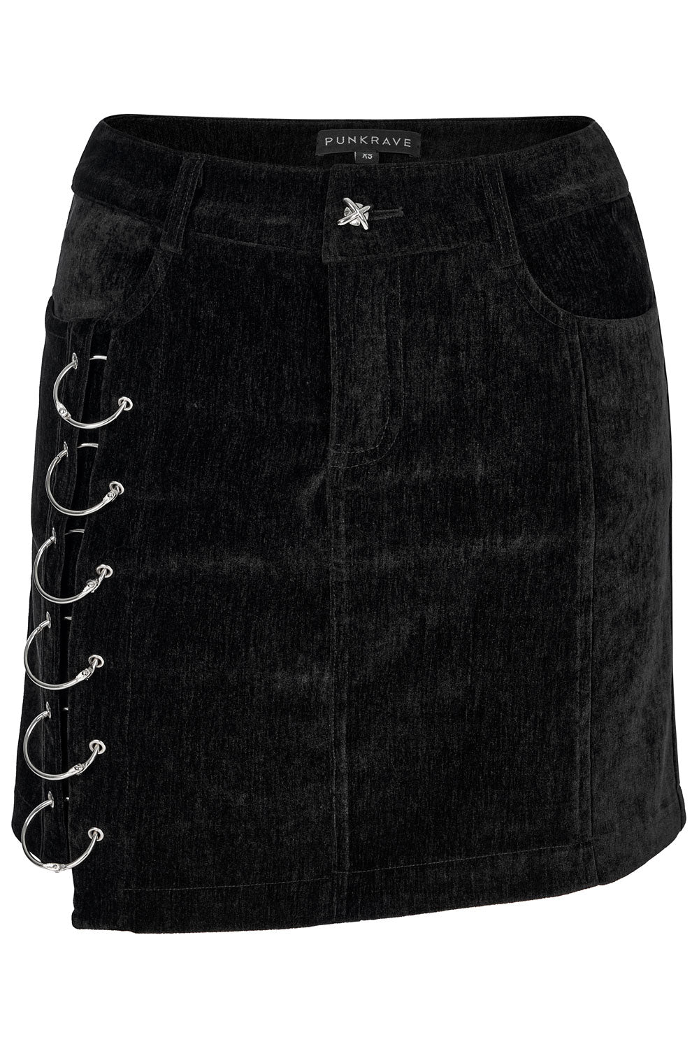 Baddiecore Velvet Mini Skirt - skirts - VampireFreaks - Punk Rave