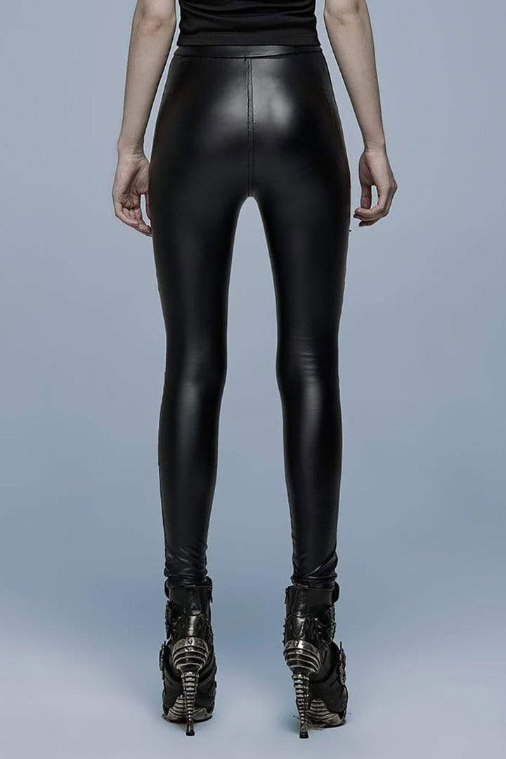 Badlands Leather Leggings - womens bottoms - VampireFreaks - Punk Rave