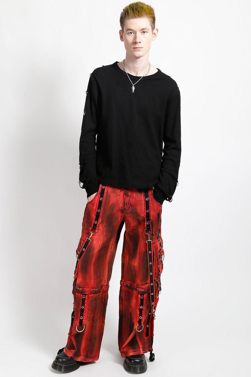 tripp nyc pink raver baggy pants
