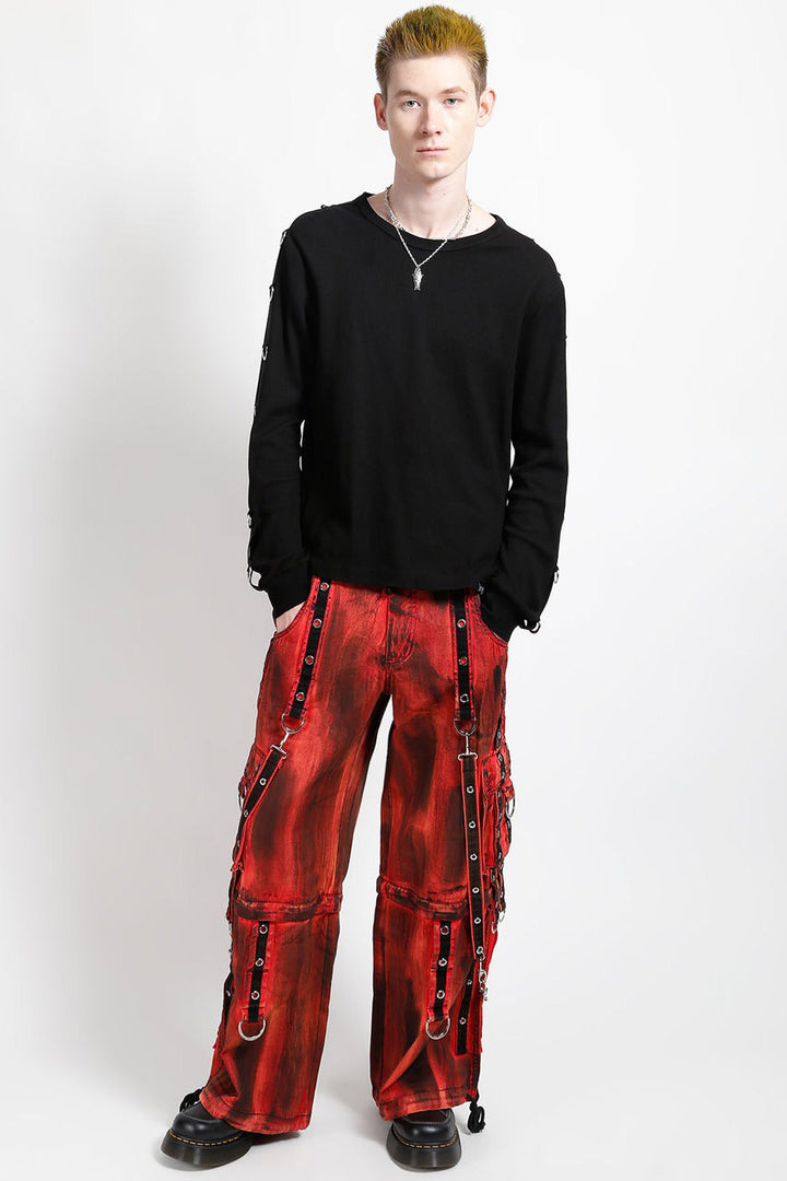 tripp nyc pink raver baggy pants
