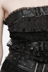 Banshee Grunge Goth Tube Top - womens tops - VampireFreaks - Punk Rave