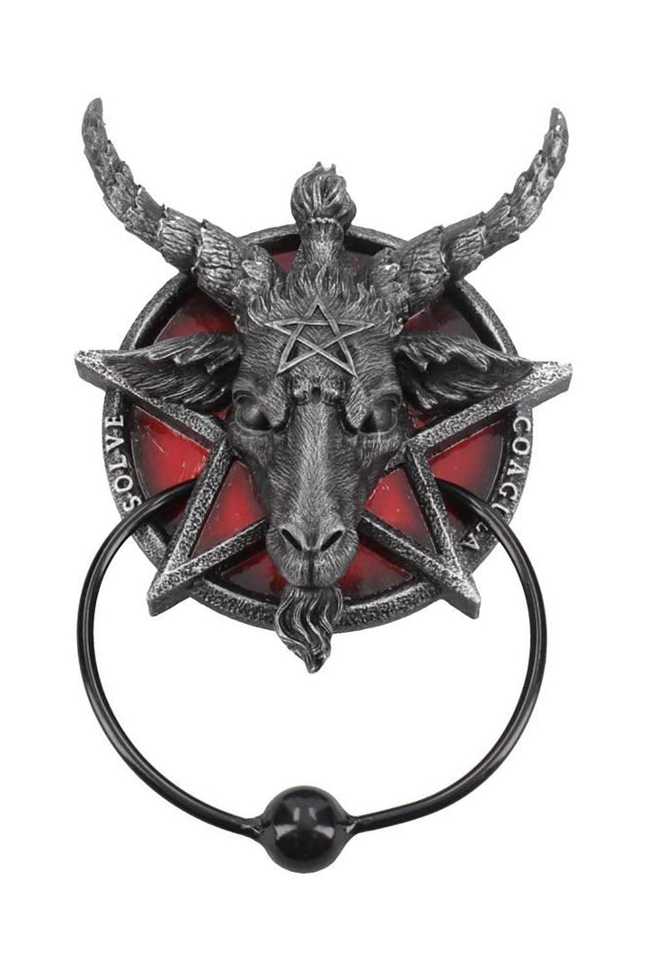 Baphomet Door Knocker - housewares - VampireFreaks - Nemesis Now