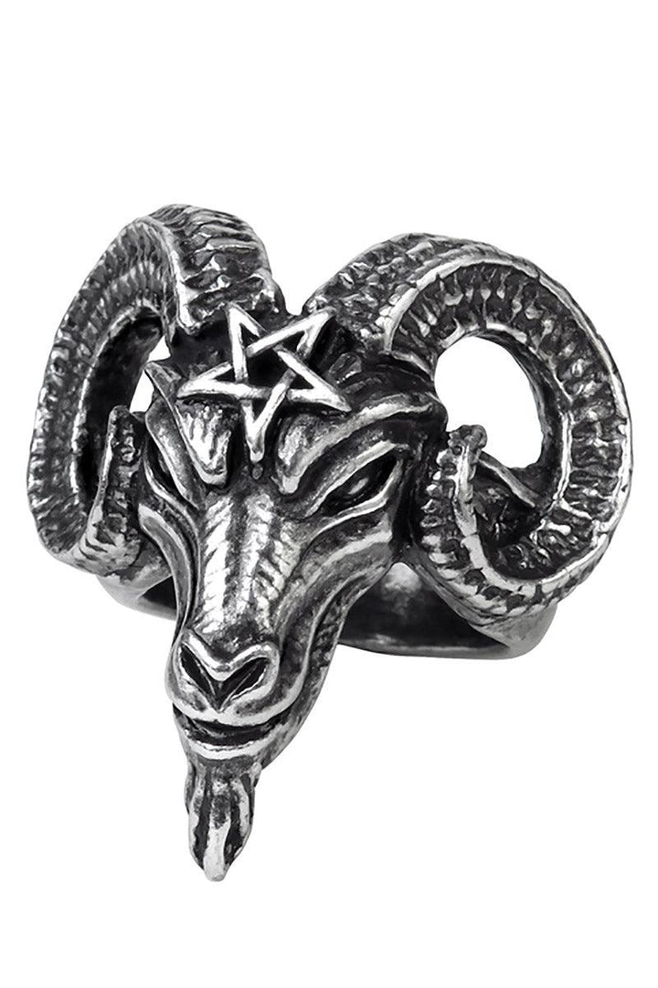 Baphomet Ring - jewelry - VampireFreaks - Alchemy